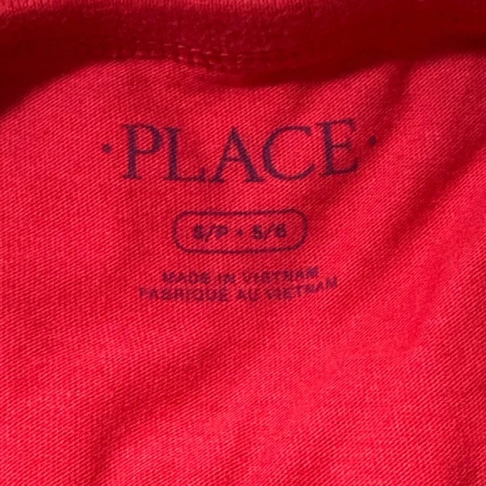 The Children’s Place Youth Boy Size Small (5/6) Long Sleeve Holiday Shirt